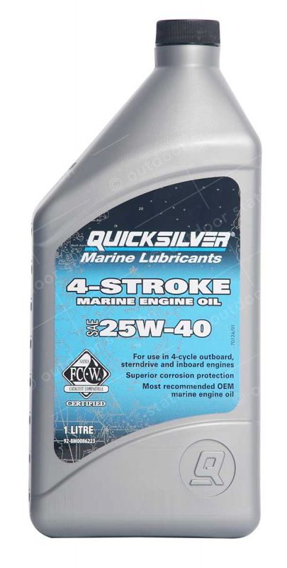 quicksilver 10w30 engine oil for a 4 stroke petrol engines