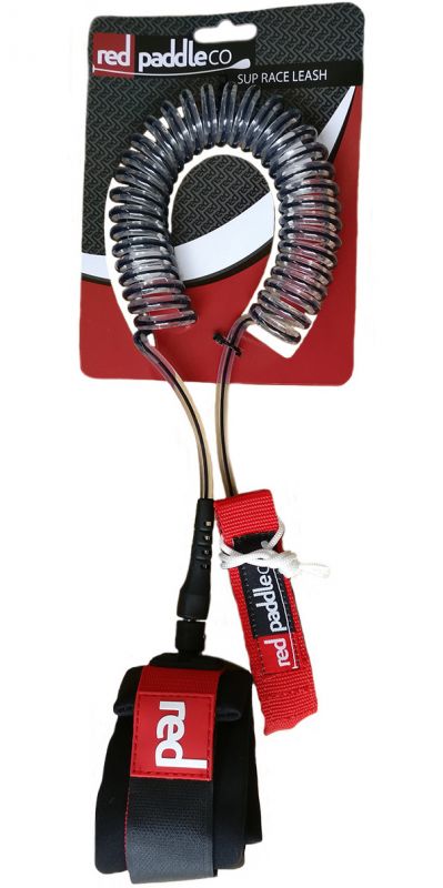 red paddle co coiled 8 sup race leash supleashred