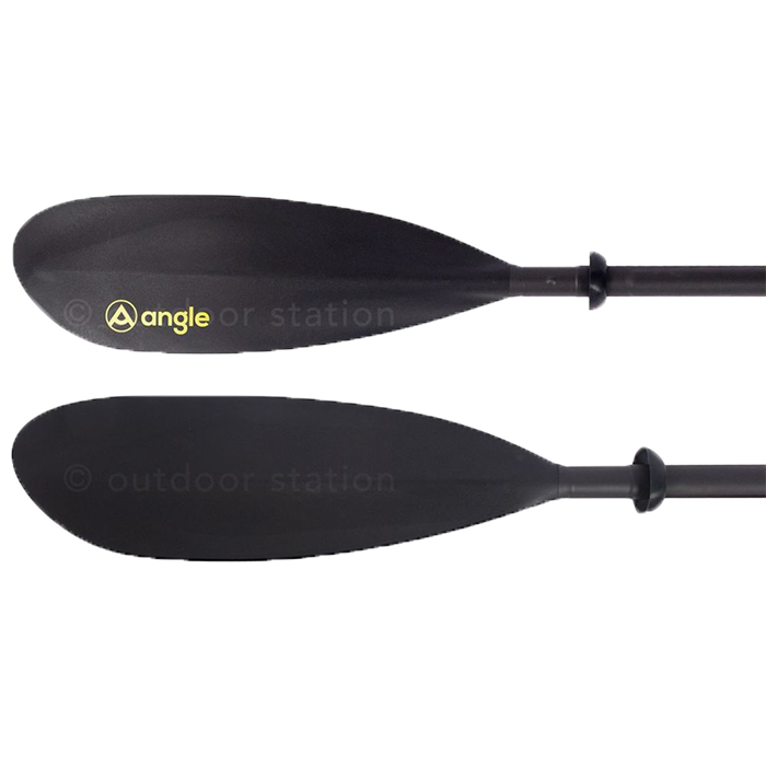 Angle kayak paddles