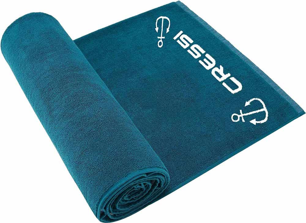 cressi cotton beach towel 180 x 90 cm