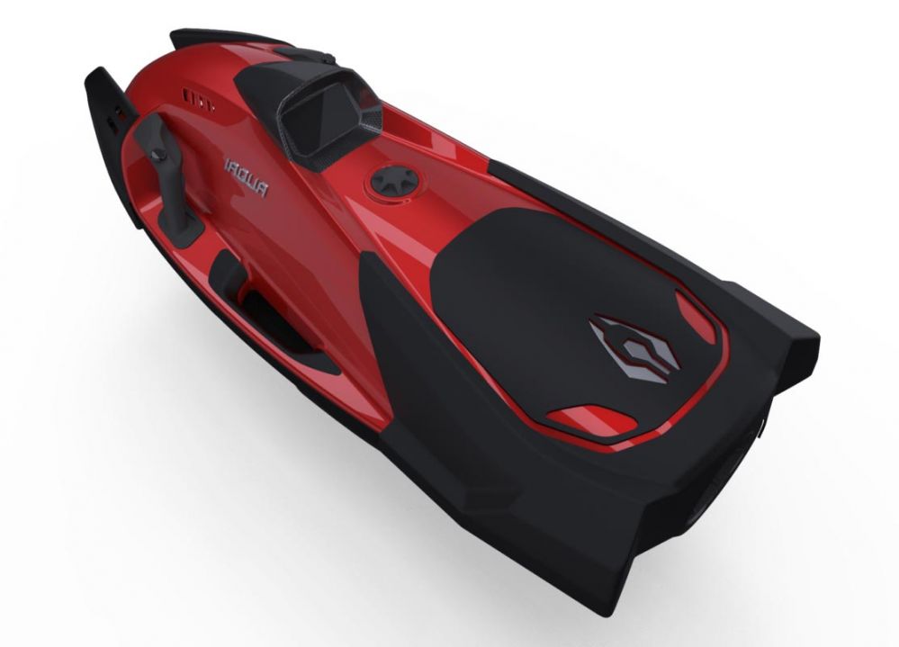 iAqua Sea Scooter SeaDart MAX+ Portside red