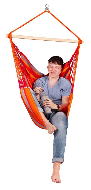 La Siesta hammock chair Domingo Basic toucan