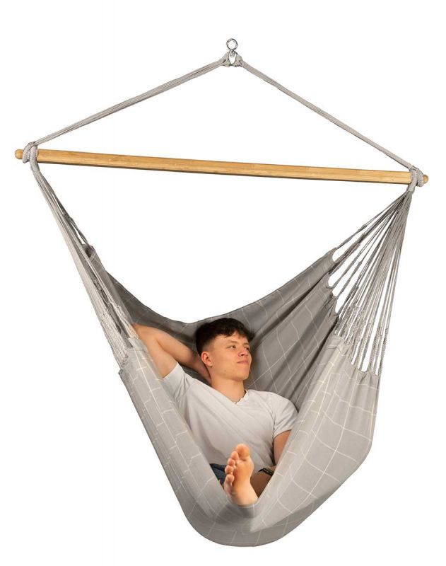La Siesta hammock chair Domingo Kingsize almond