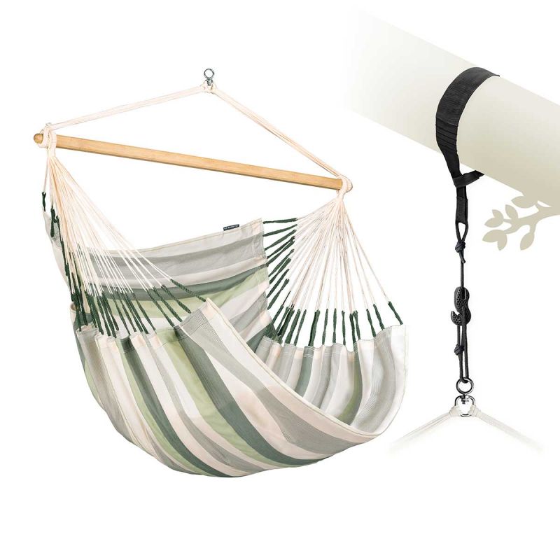 La Siesta hammock chair Domingo Kinsize cedar