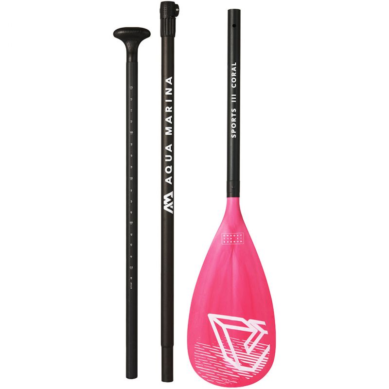 aqua marina alu sup paddle sports iii coral 3 piece 175 220cm