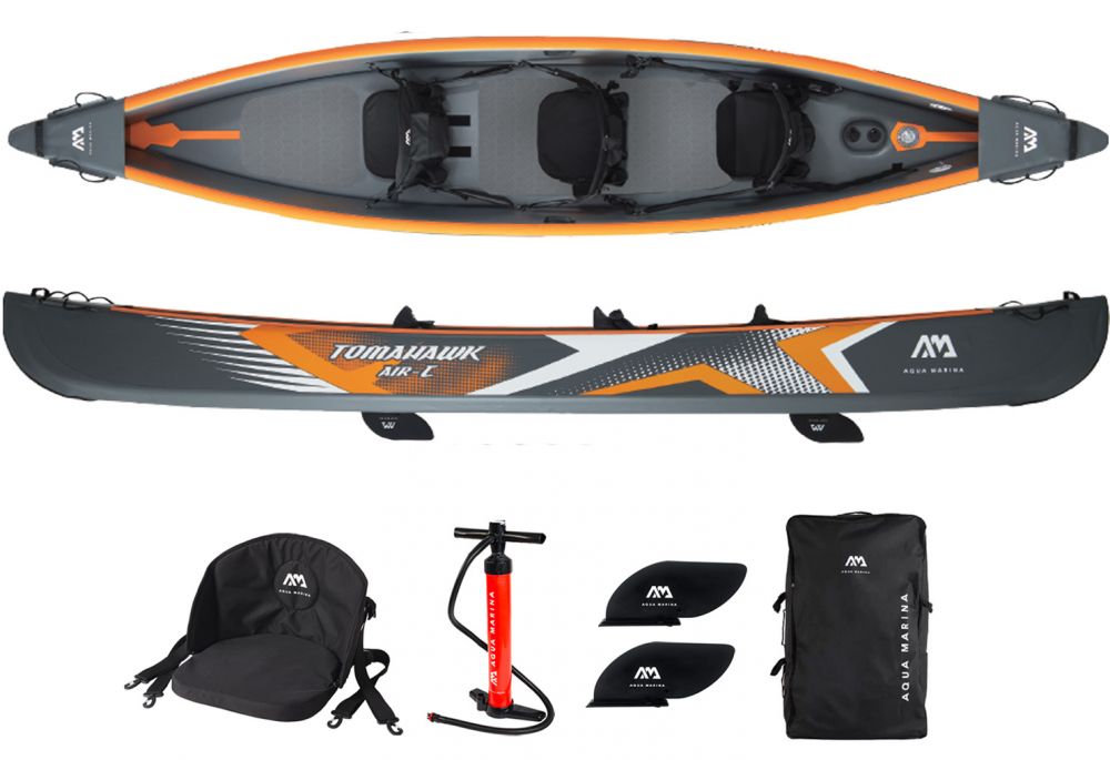 Aqua Marina Tomahawk AIR-C 3-person inflatable canoe