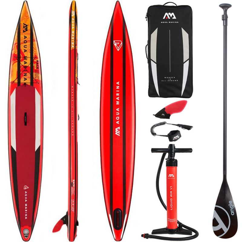 sup board aqua marina race elite 126 with paddle