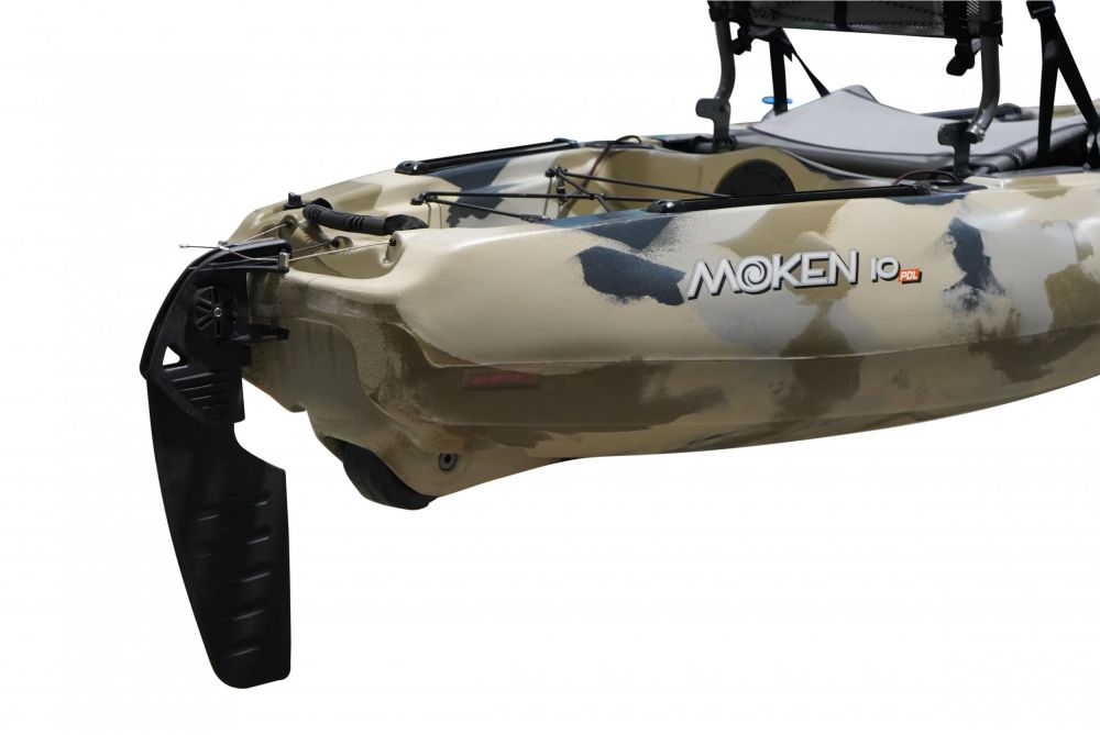 Fishing kayak Feelfree Moken 10 Pedaldrive desert camo