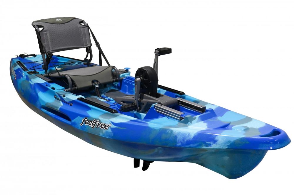 Fishing kayak Feelfree Moken 10 Pedaldrive ocean camo