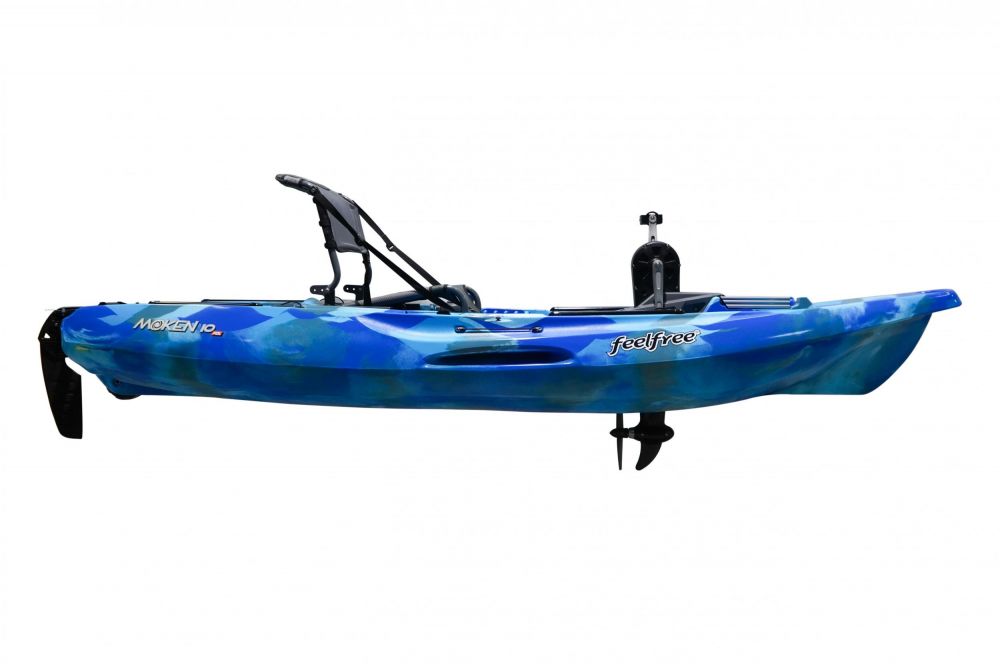 Fishing kayak Feelfree Moken 10 Pedaldrive ocean camo