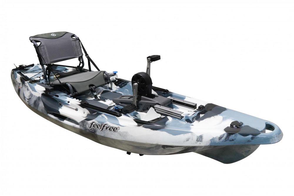 Fishing kayak Feelfree Moken 10 Pedaldrive winter camo