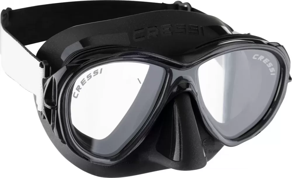 Dive mask for narrow faces Cressi Samoa transparent blue