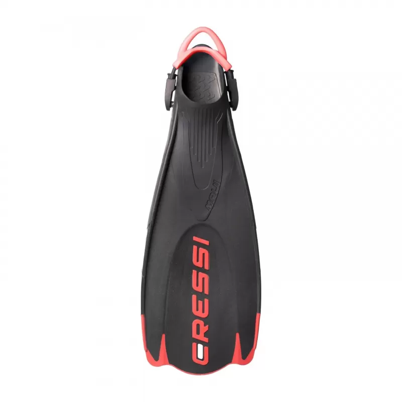 Sort open-heel fins ressi Sub Maui S/M - EU 38/41 black red
