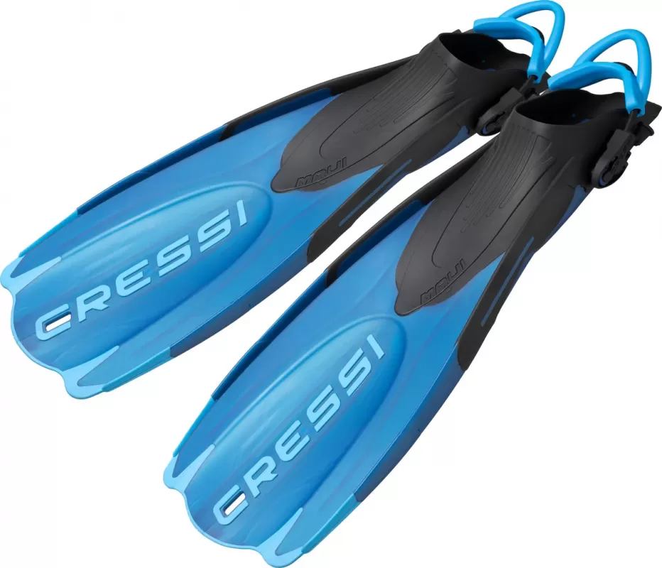 Sort open-heel fins ressi Sub Maui S/M - EU 38/41 blue