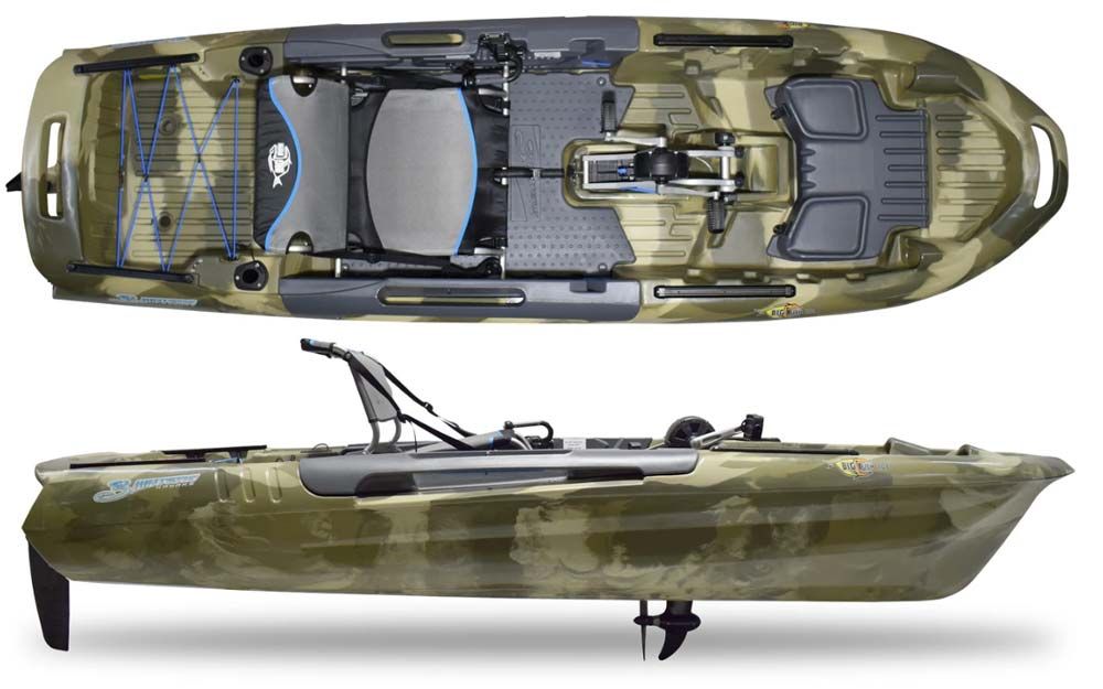 3waters fishing kayak big fish 108 pd