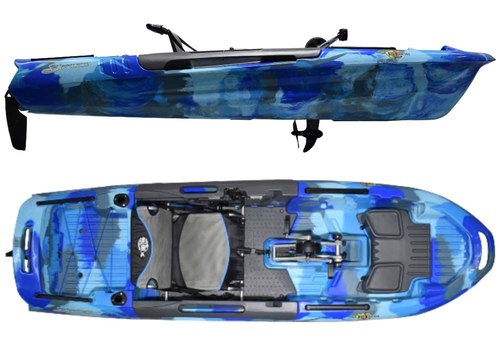 3waters Fishing kayak Big Fish 108 PD Aqua camo