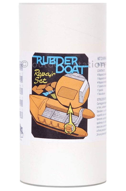 Repair kit for rubber boat white