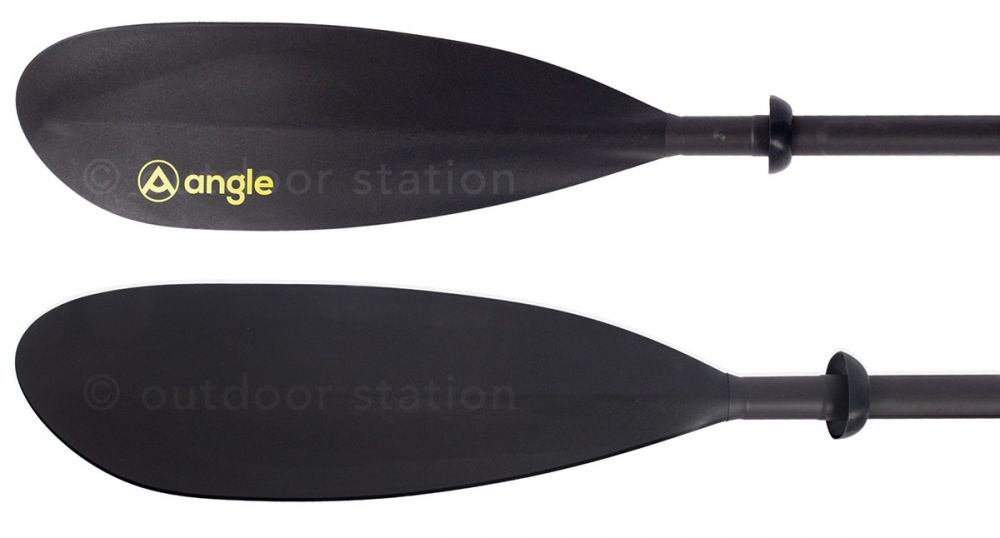 angle kayak paddle fibreglass 1pc 220cm standard