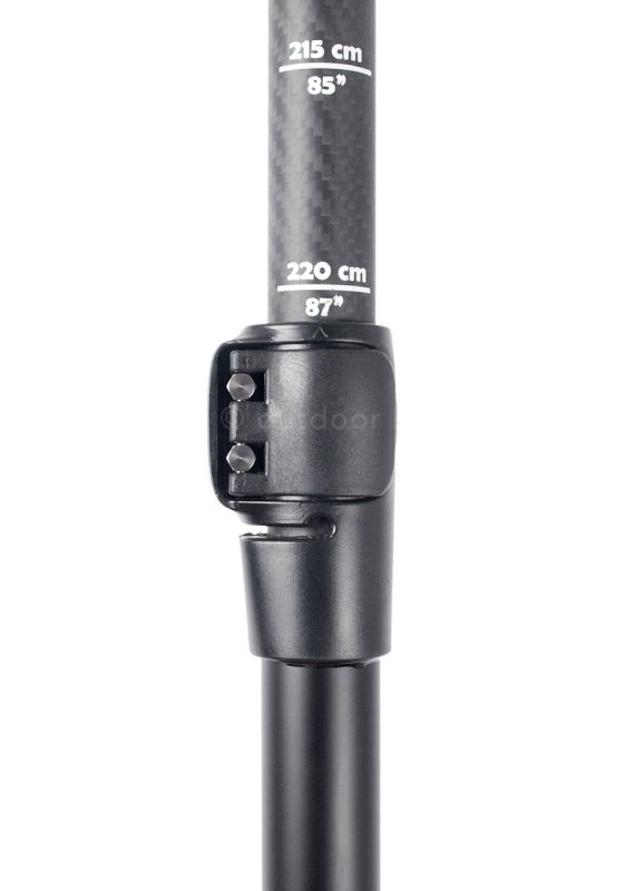 Angle sup paddle HYBRID carbon 6 2-piece