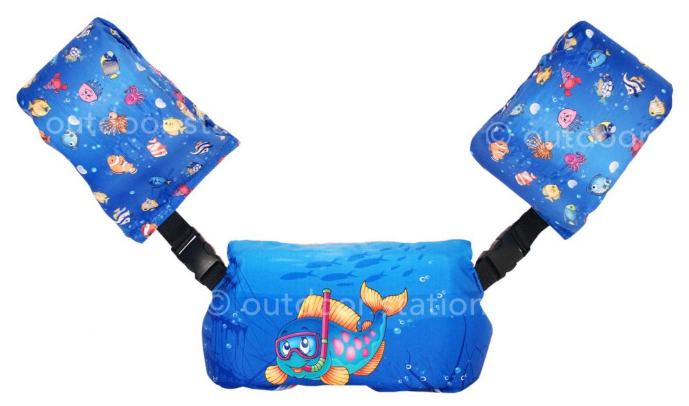 Aquarius Puddle Jumper life jacket for children fish