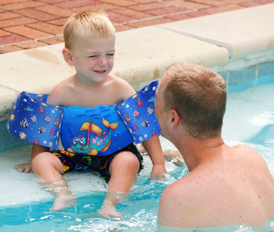 Aquarius Puddle Jumper life jacket for children fish