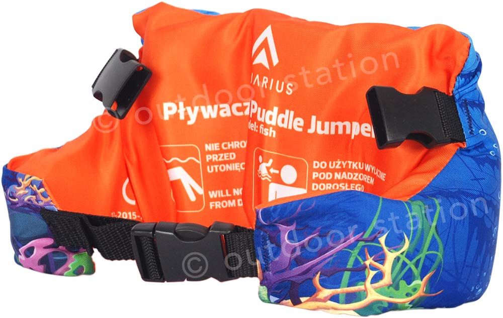 Aquarius Puddle Jumper life jacket for children fish