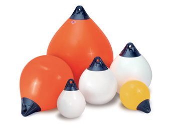 Boat buoy fender series A white A-1