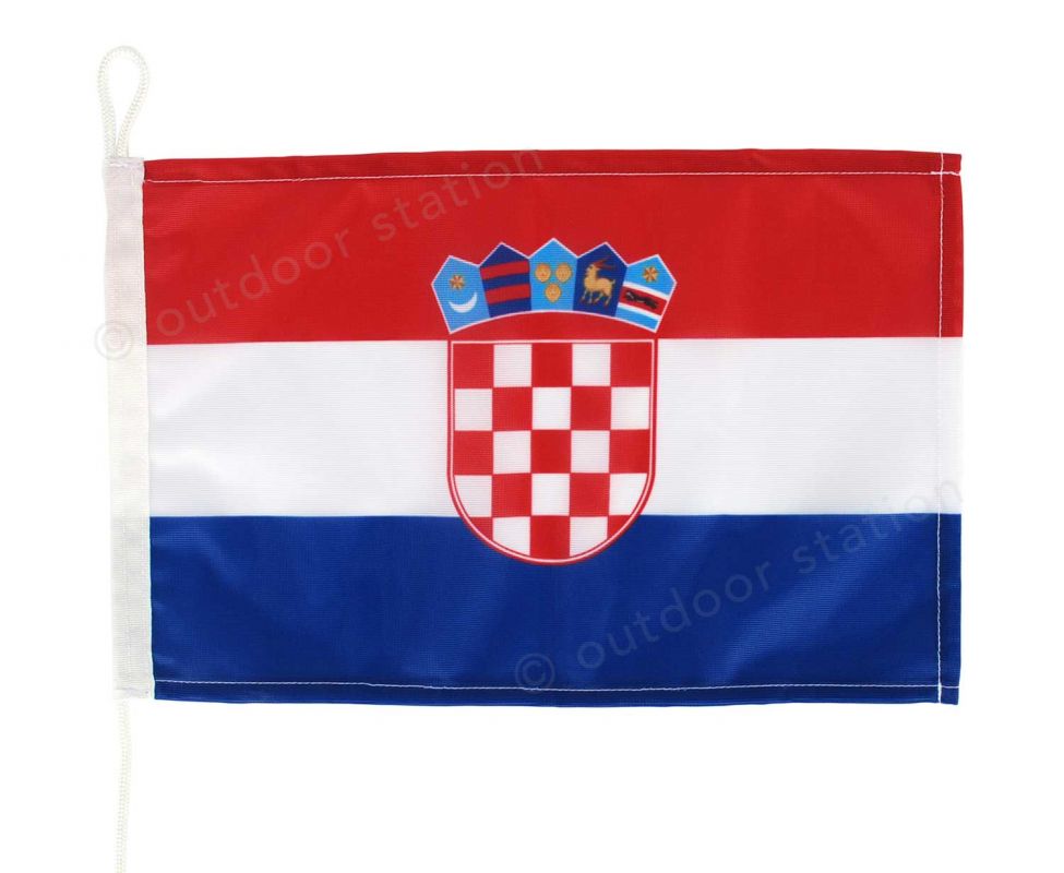 Boat Flag 20x30 cm Croatia