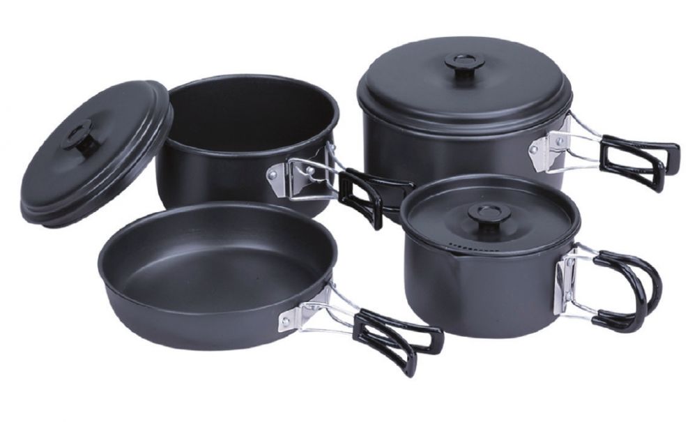 bravo camping cooking set pentole brpanset