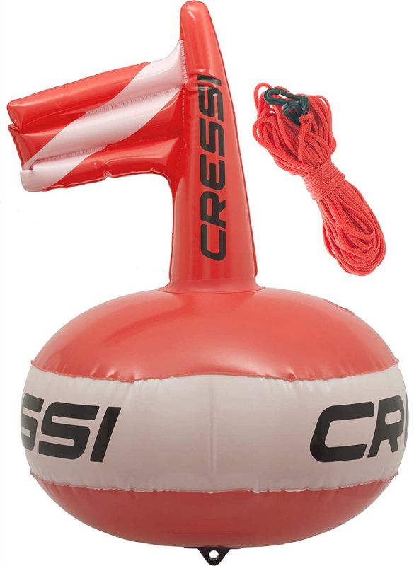 cressi inflatable diving safety buoy
