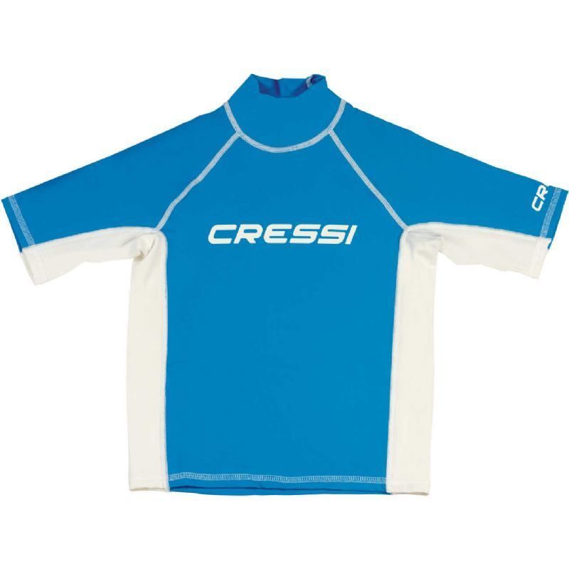 Cressi rash guard for children - short sleeve blue 12