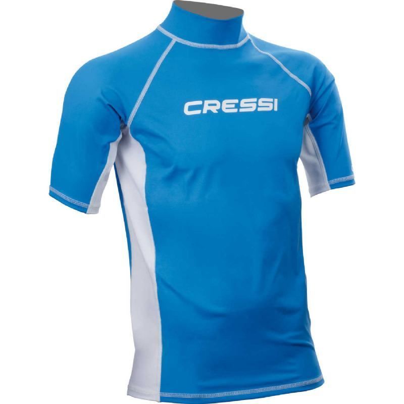 Cressi rash guard for children - short sleeve blue 4