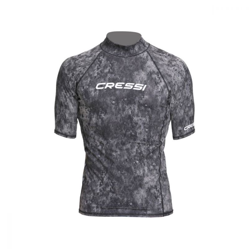 Cressi rash guard for men camouflage - short sleeve XL
