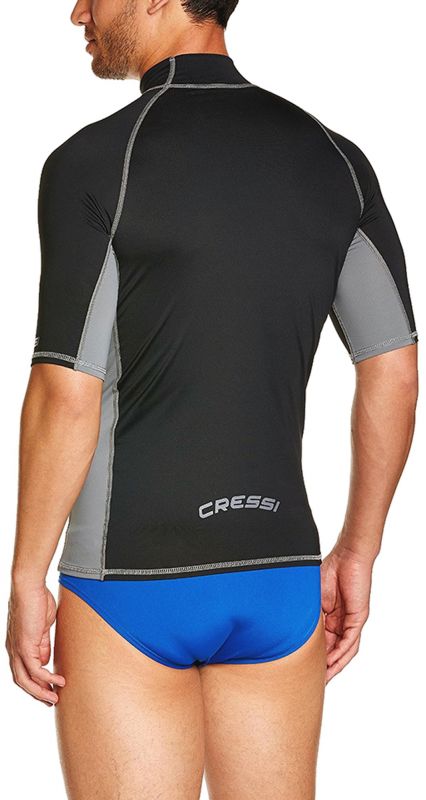 cressi rash guard for men short sleeve rashms