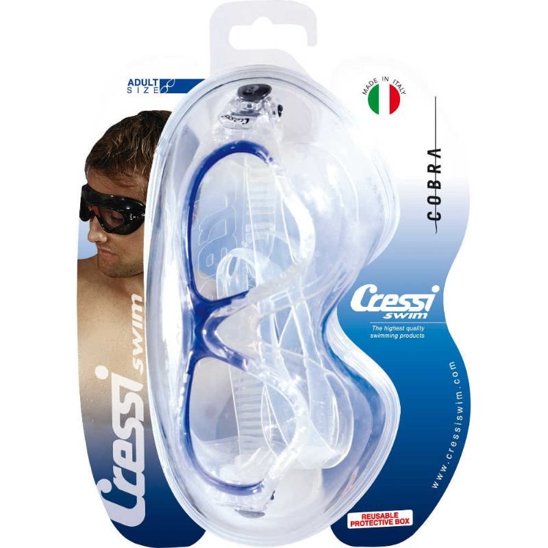 Cressi Sub swimming goggles Cobra transparent/blue
