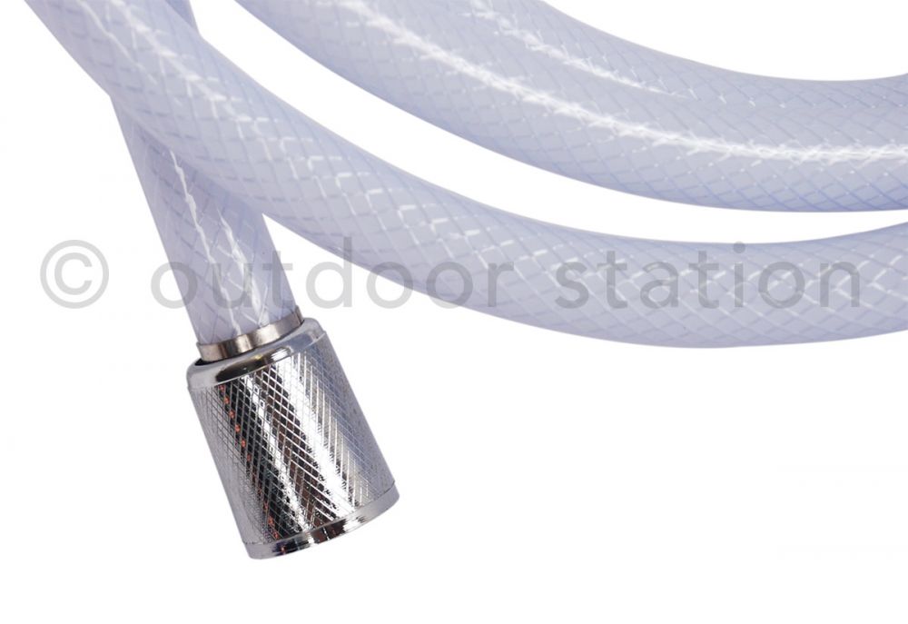 easy to mount white shower hose 25 4m