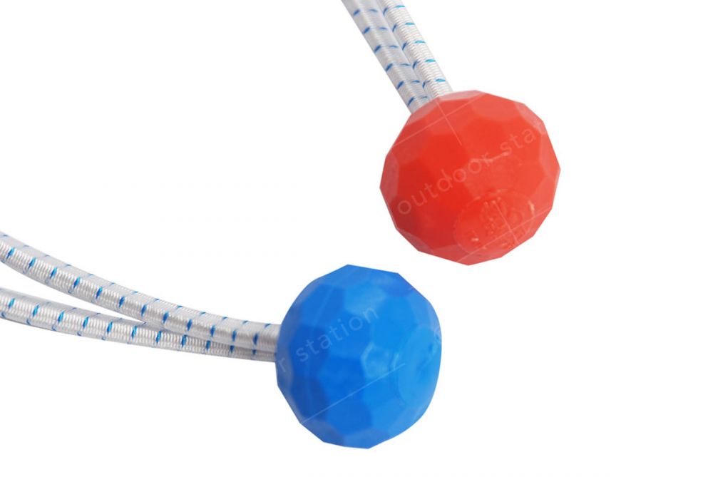 Elastic locks with balls 60cm