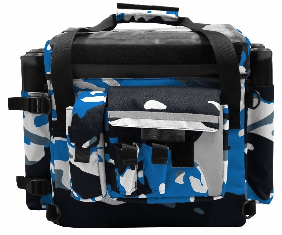 FeelFree Camo Crate Bag 76L blue camo