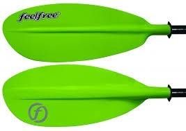 Feelfree Day-Tourer kayak Paddle Fiberglass 2pcs 220 cm lime
