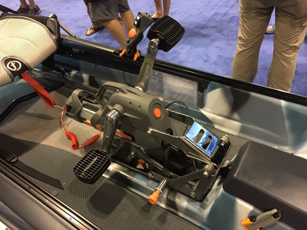 Feelfree Overdrive + Motodrive for fishing kayaks