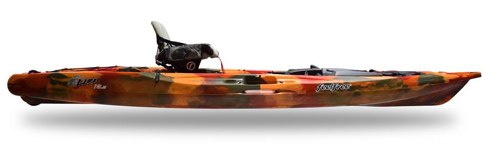 Fishing kayak Feelfree Lure 13,5 v2 Sonar pod orange camo