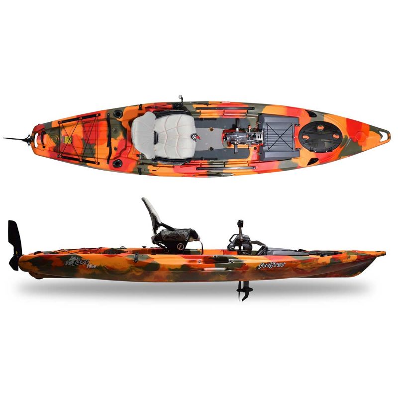 Fishing kayak Feelfree Lure 13,5 v2 OD ready orange camo