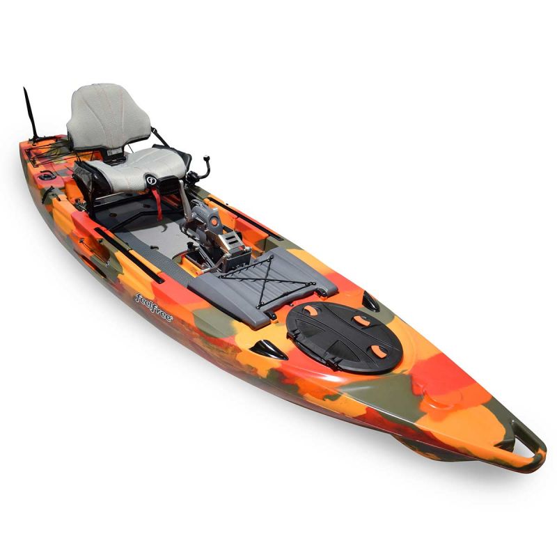 Fishing kayak Feelfree Lure 13,5 v2 OD ready orange camo