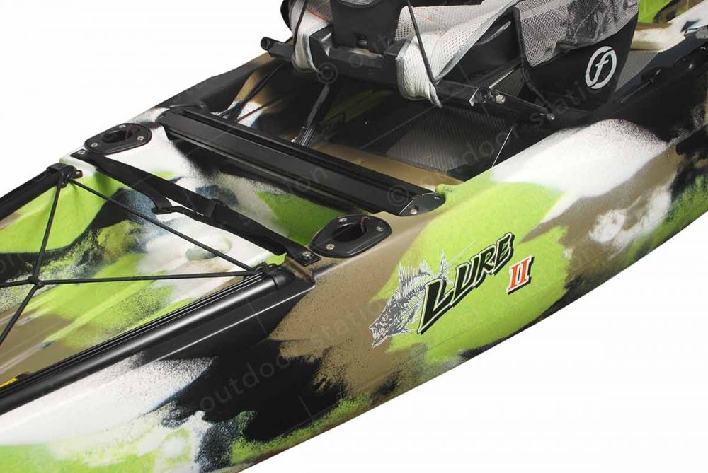 Fishing kayak Feelfree Lure II Tandem OD ready lime camo