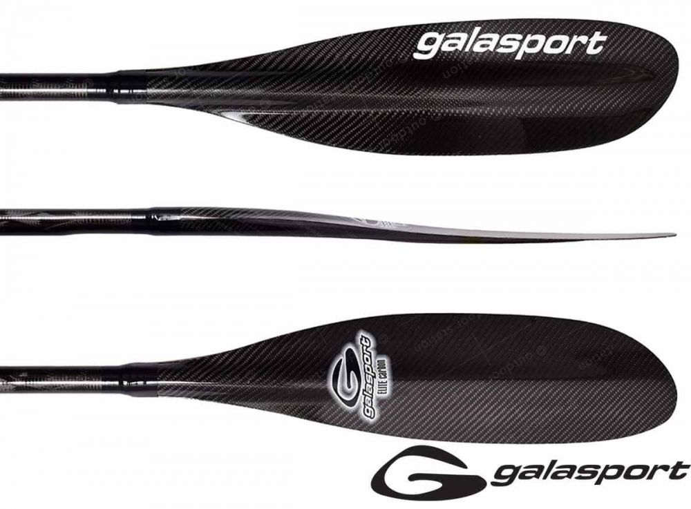 galasport 1pc kayak paddle carbon elite