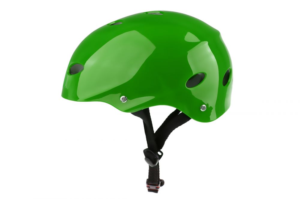 Hard helmet for kayak and water sports XL green