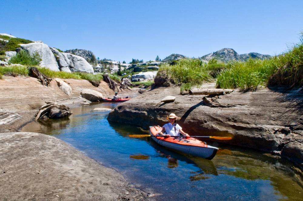 Inflatable kayak Advanced Elements AdvancedFrame red