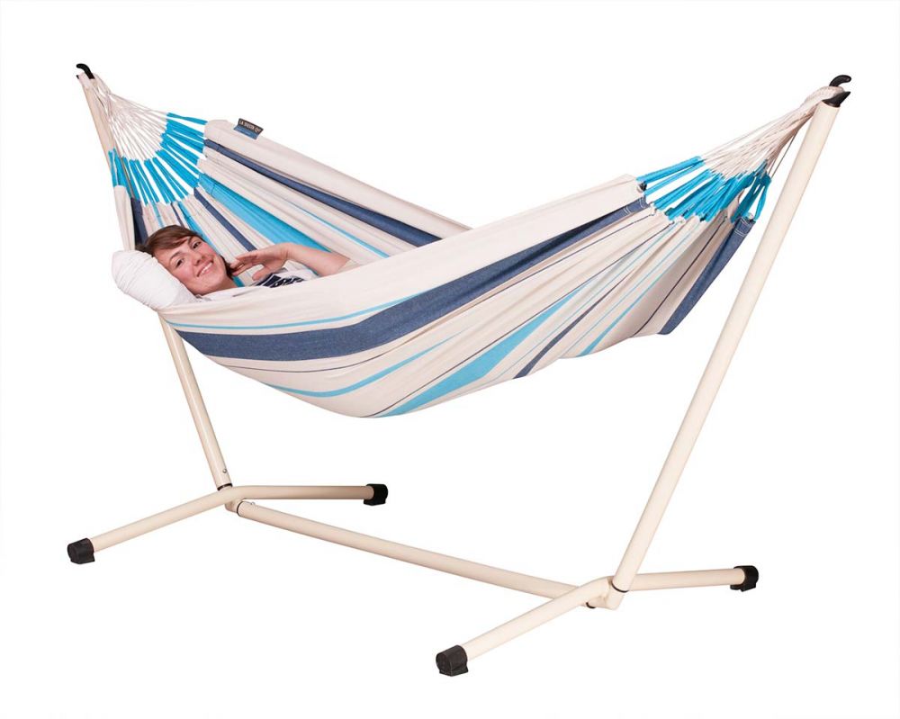 La Siesta hammock Caribena aqua blue