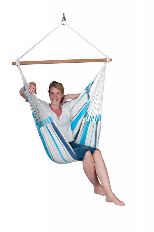 La Siesta hammock Caribena aqua blue