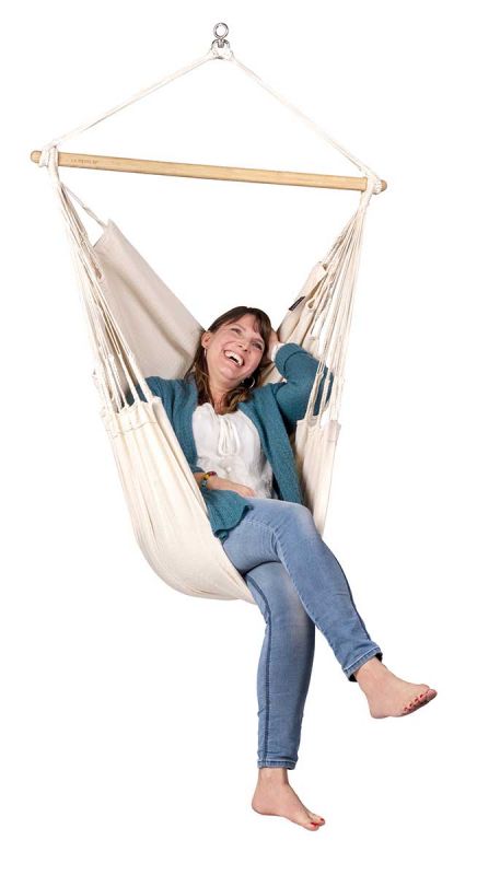 La Siesta hammock chair Habana Basic latte